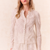 Isaline Button Down Lace Top